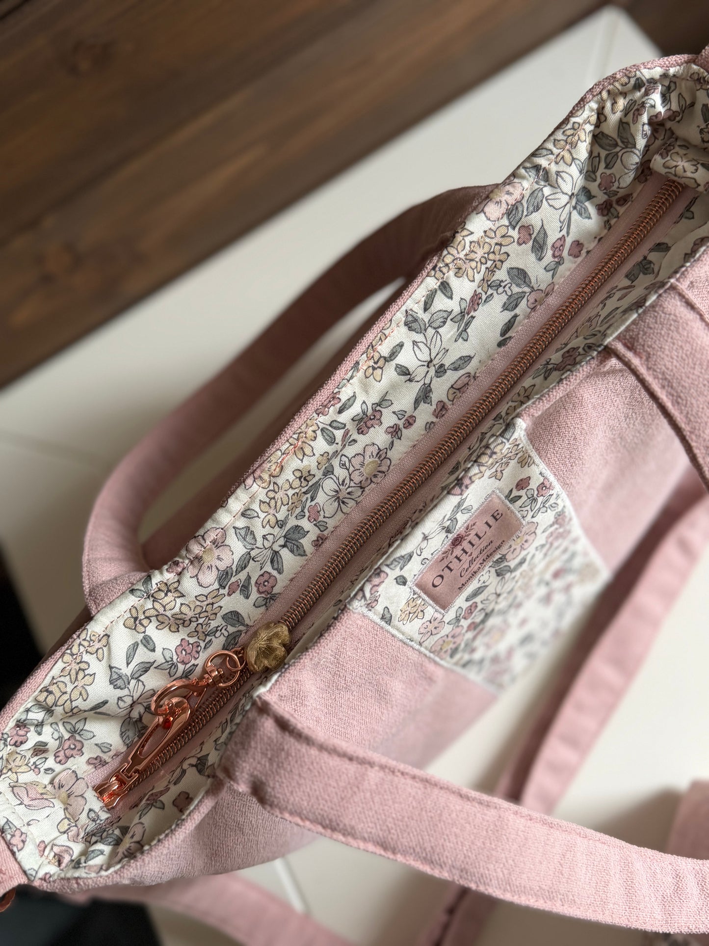 Othilie veske og mappe rosa