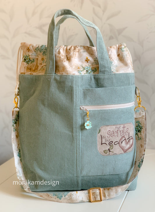 🧵 Sy MonikaMdesigns prosjektveske – praktisk og personlig