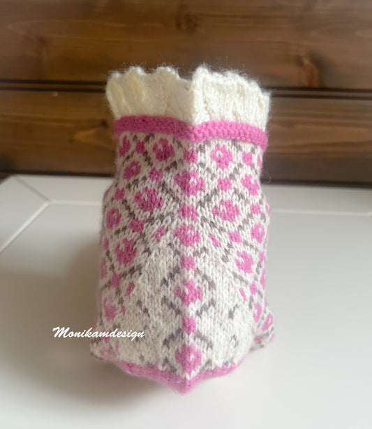 Forglemmegei-sokken str 37 -42