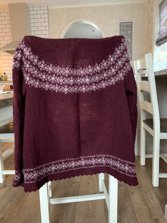 Høstblomstkofta XS(S)M(L)XL(XXL)