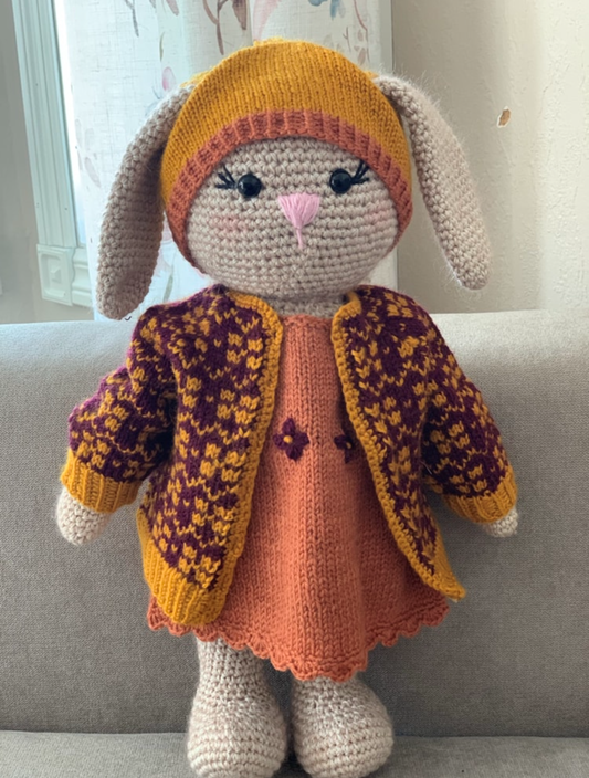 🐰 Hekle Katrine Kanin – en myk kosevenn med personlighet!