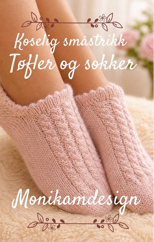 Nå kan boken forhåndsbestilles! Småstrikk tøfler og sokker