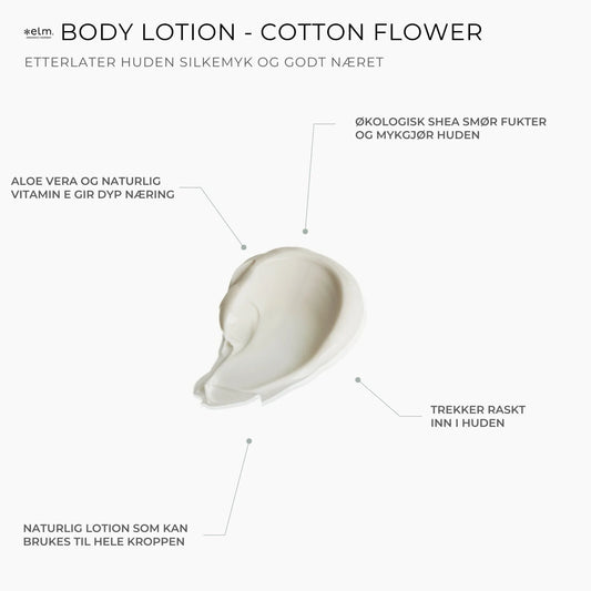Økologisk Hand & Body Cream - Cotton Flower 75 ml