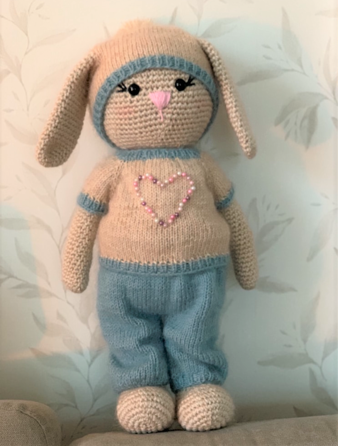 🐰 Hekle Katrine Kanin – en myk kosevenn med personlighet!