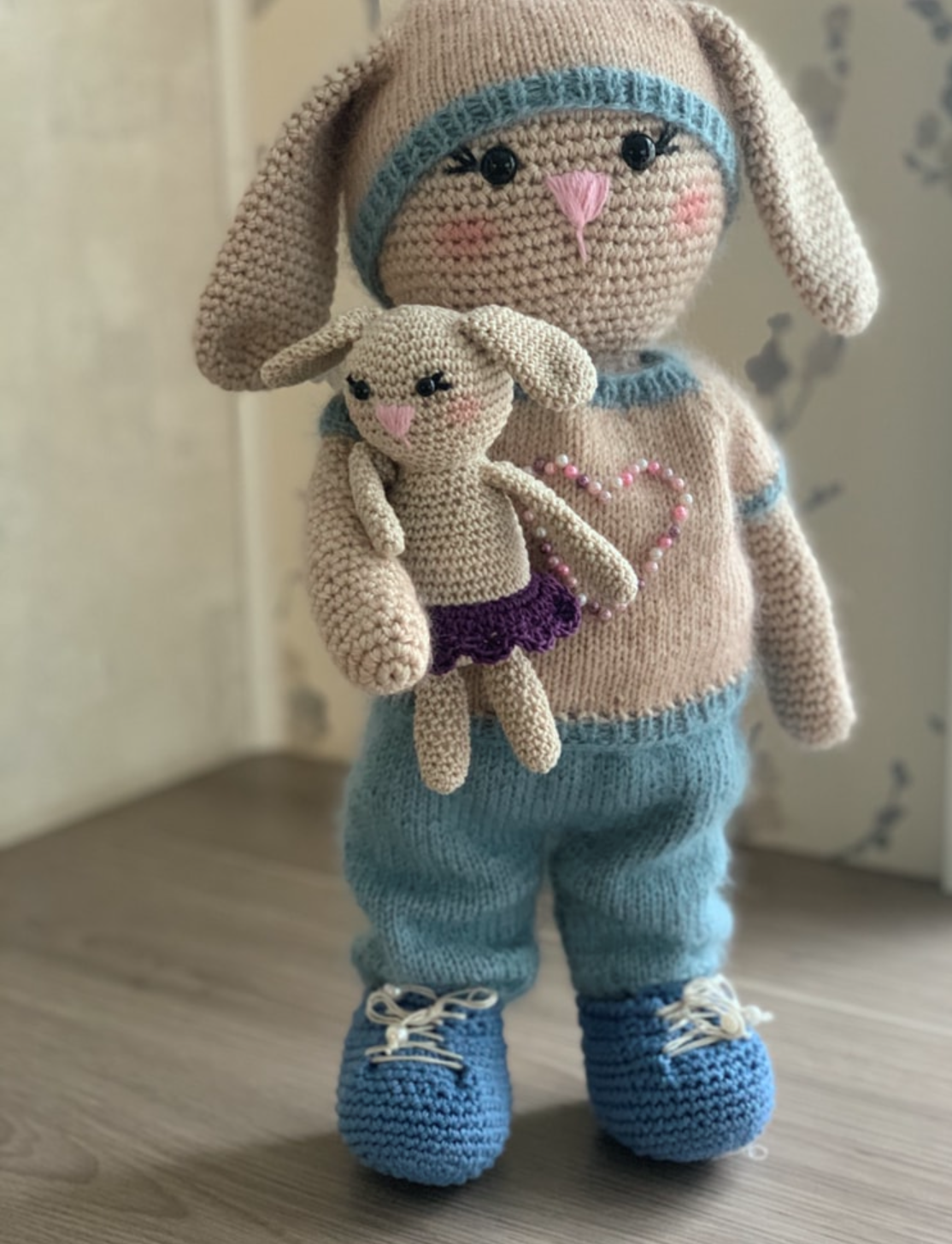 🐰 Hekle Katrine Kanin – en myk kosevenn med personlighet!