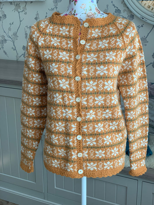 🍂 Novemberkofta – høstens vakreste kofte i varme toner. Str:  S(M)L(XL)XXL