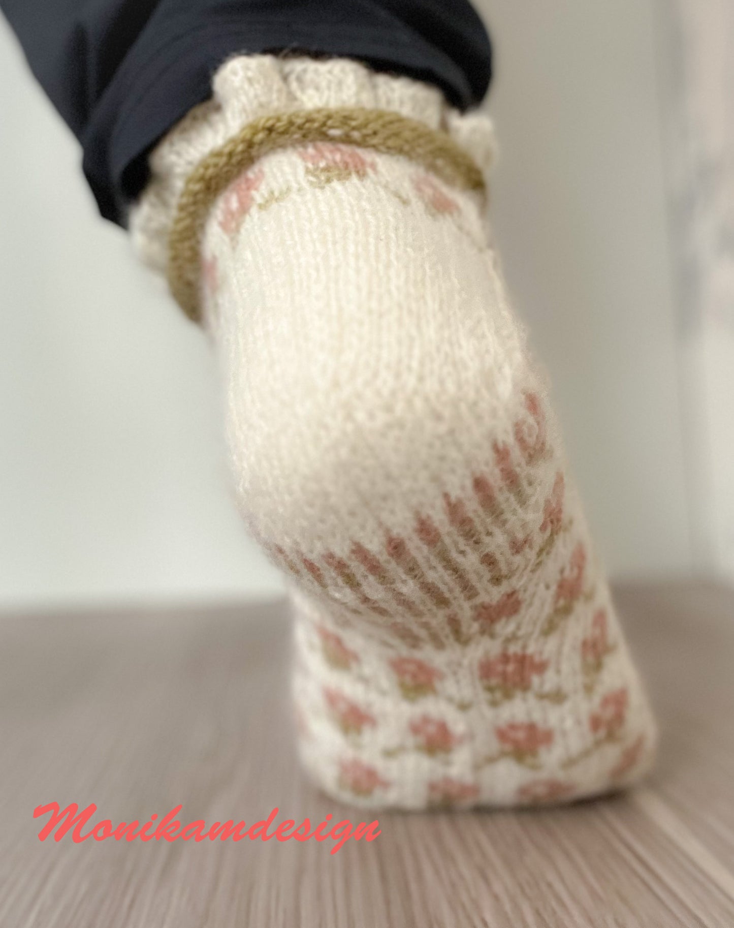 🌹 Rosesokken – Str.: 37–41