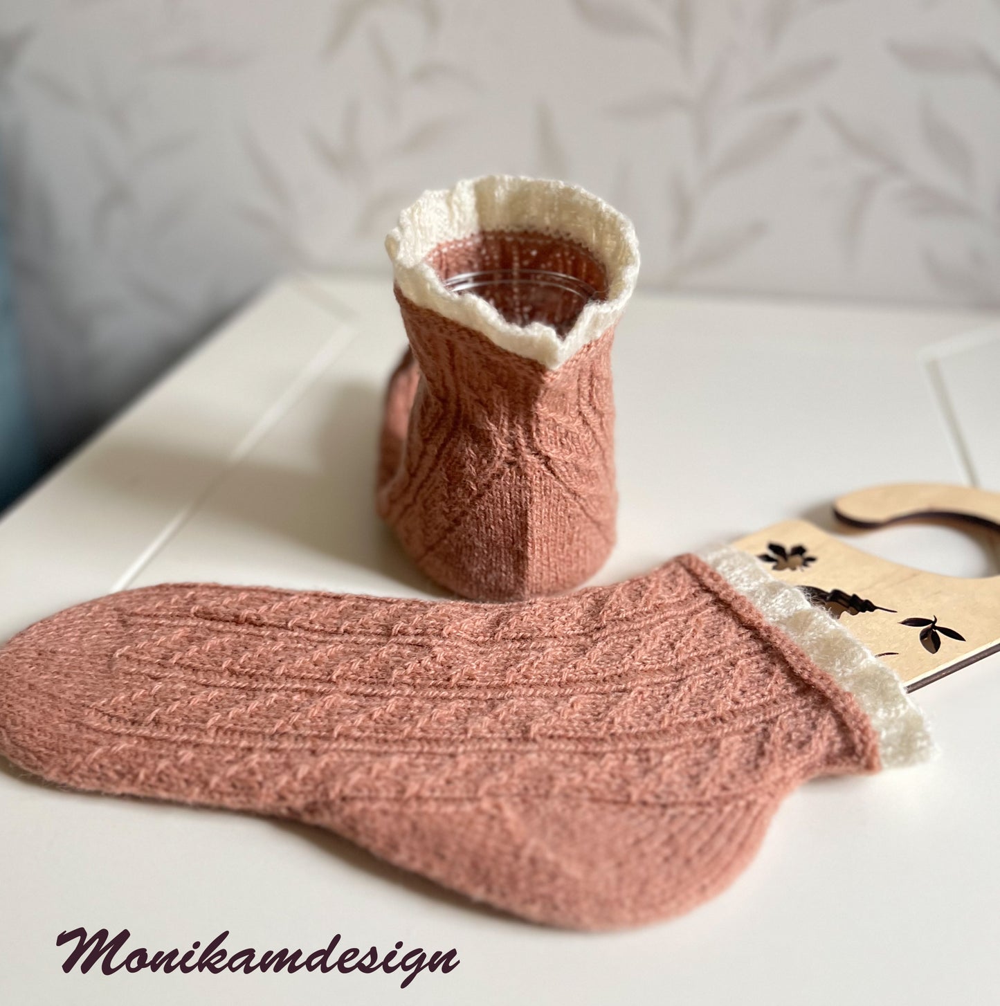 🧦 Vridd Flettesokken – stilfullt håndverk for kalde føtter Størrelse: 37–42